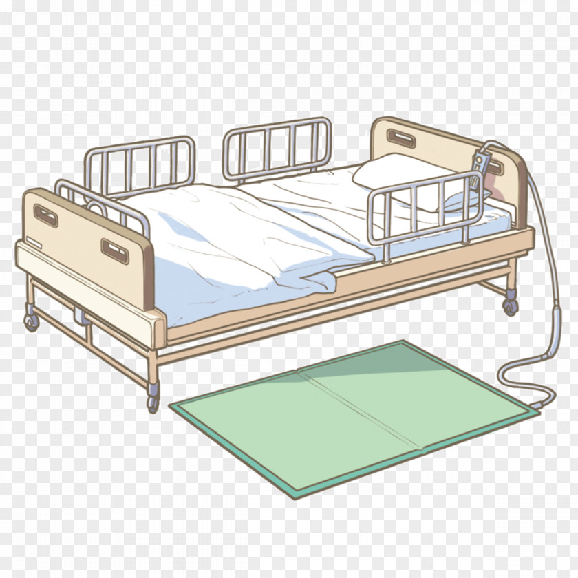 Nursing Home Hospital Nurse Bed Frame Health Care PNG