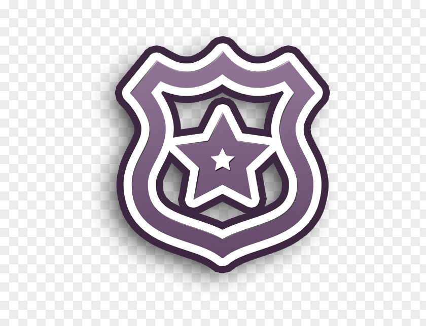 Shield Icon Police Badge Emergencies PNG