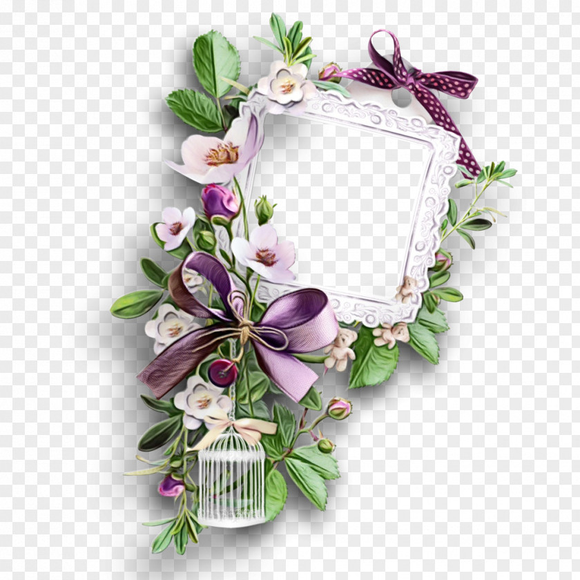 Bouquet Interior Design Purple Flower Wreath PNG