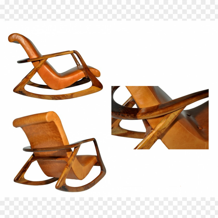 Chair Designer Bergère Wood PNG