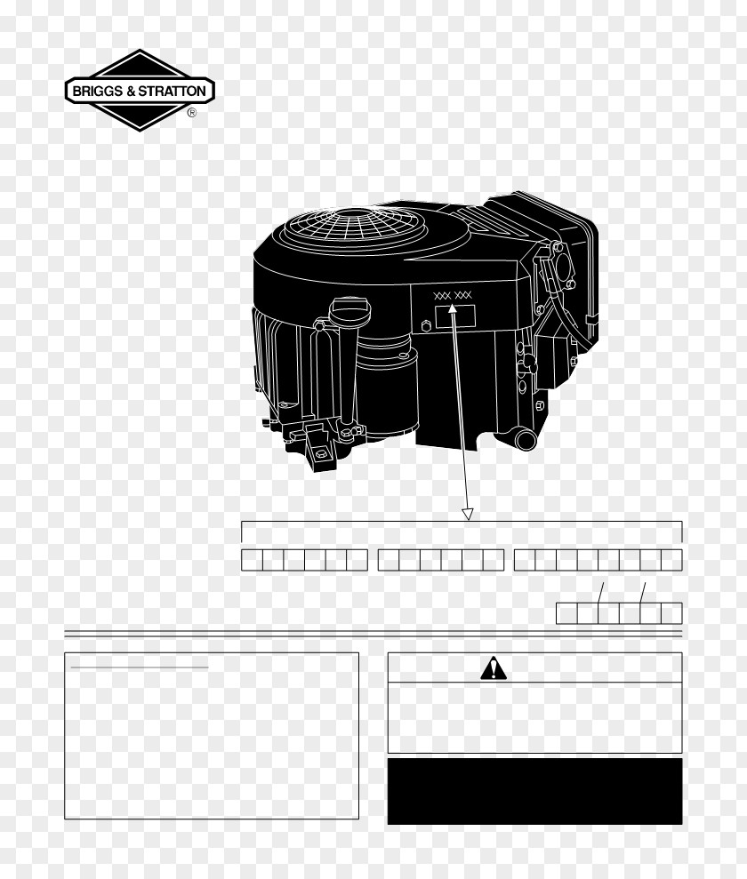 Engine Briggs & Stratton Product Manuals Owner's Manual Diagram PNG