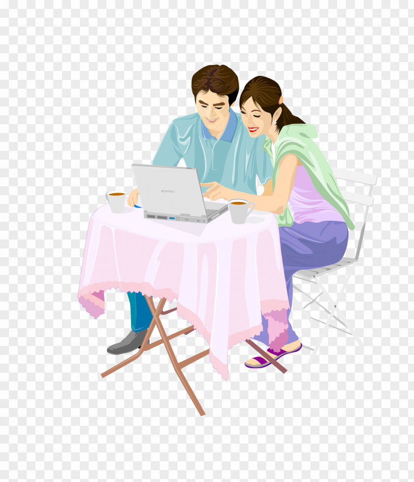 Family Computer Web Design Software PNG