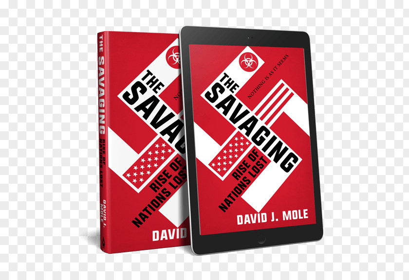 Paperback Book Cover Mockup The Savaging Text Conflagration PNG