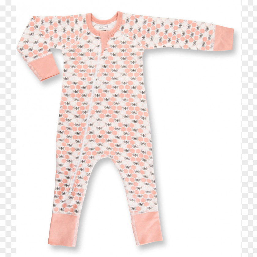 Peach Blossom Organic Cotton Sleeve Romper Suit Baby & Toddler One-Pieces Clothing PNG