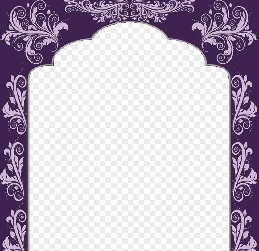 Purple Wedding Flower Door PNG
