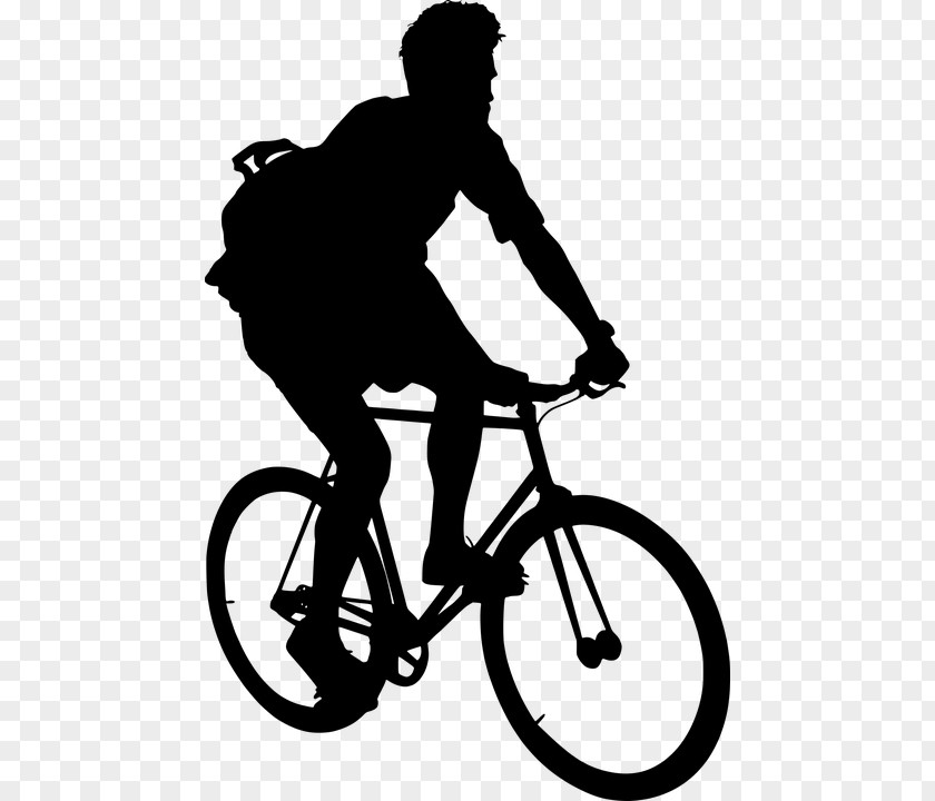 Silhouette Bmx Bicycle BMX Cycling Clip Art PNG