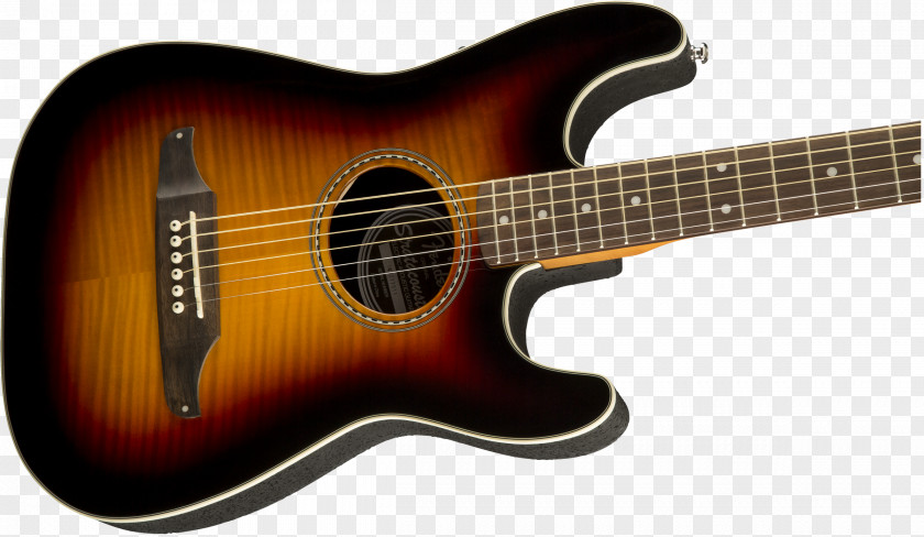 Sunburst Acoustic Guitar Acoustic-electric Fender Stratocaster Telecaster PNG