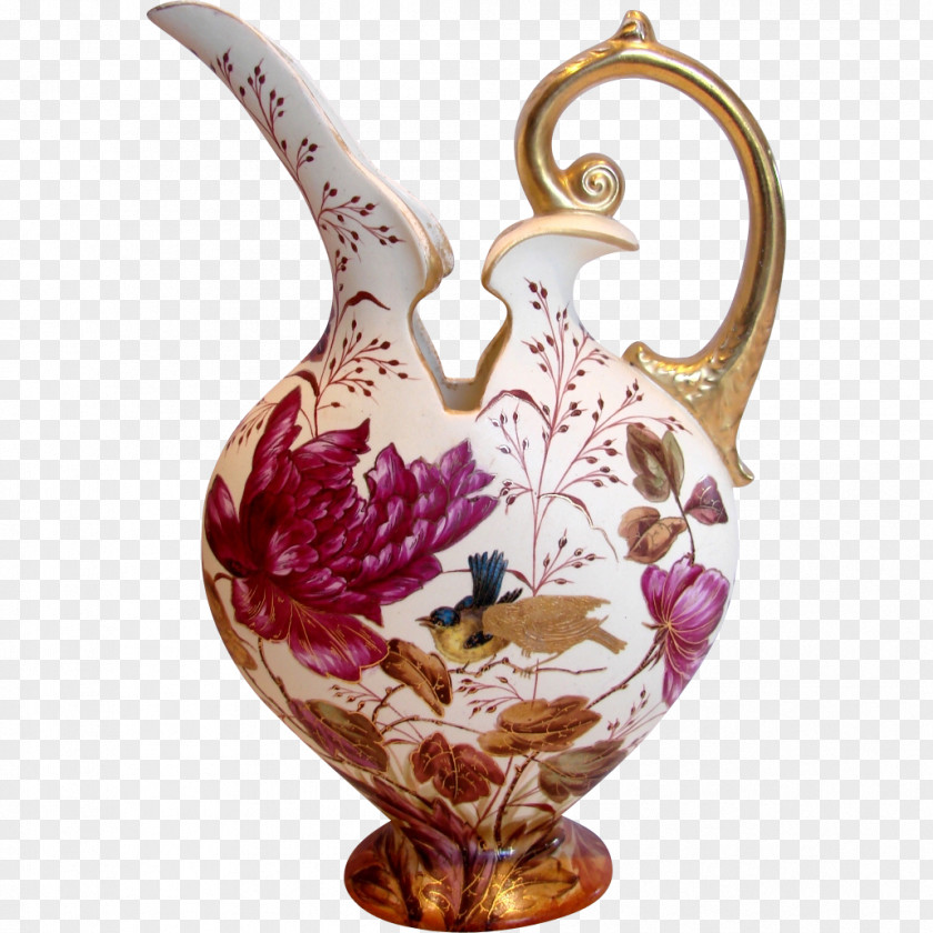 Vase Pitcher Porcelain Meissen Ceramic PNG