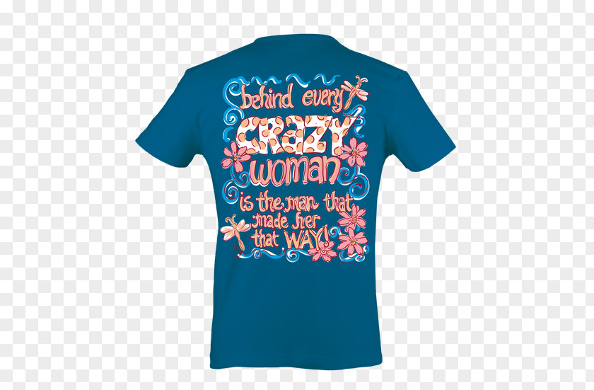 Crazy Woman Printed T-shirt Guns N' Roses Sleeve PNG