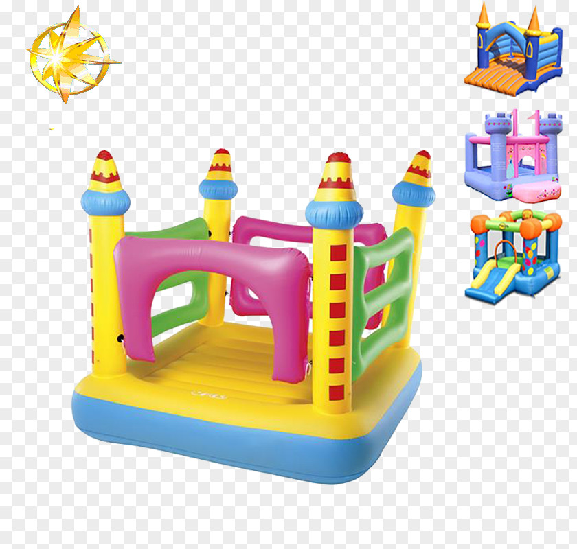 Inflatable Castle Bouncers Toy Château PNG