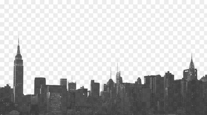 M Skyscraper CompanyBic Background C. McCormack Brooklyn Black & White PNG