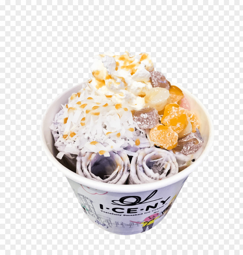 Mango Sticky Rice Sundae Ice Cream Atlanta Flavor PNG