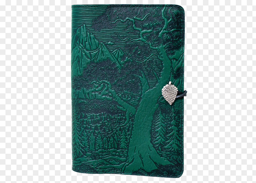 Notebook Cover Design Green Turquoise PNG