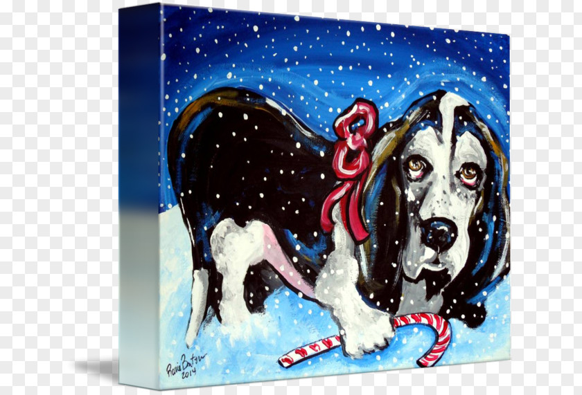 Painting Canvas Dog Art Texture PNG