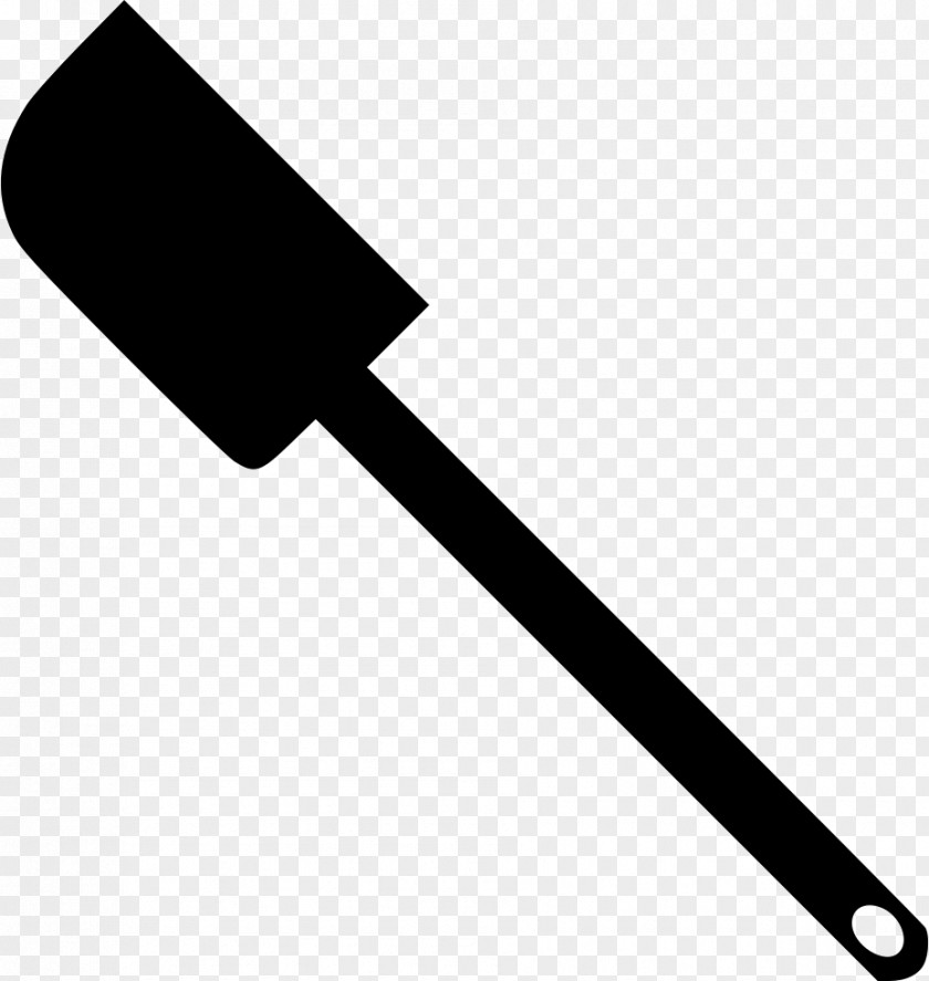 Spatula Black And White Clip Art PNG