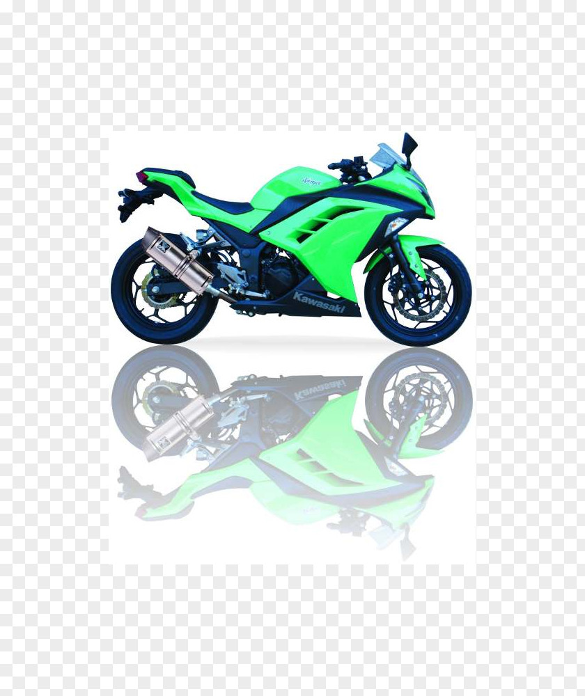 Kawasaki Ninja 300 Exhaust System Z300 250R Motorcycles PNG