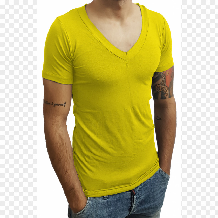 T-shirt Fashion Collar Sleeve PNG