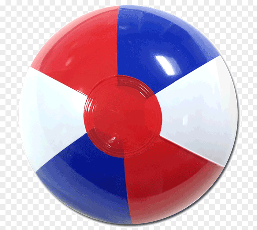 Ball Beach Red, White And Blue PNG