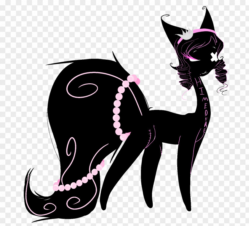Cat Horse Cartoon Tail PNG