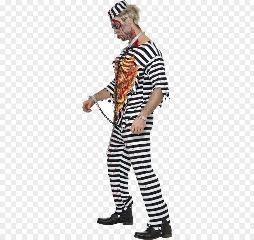 Convict's Candy Halloween Costume Pants Disguise Prisoner PNG