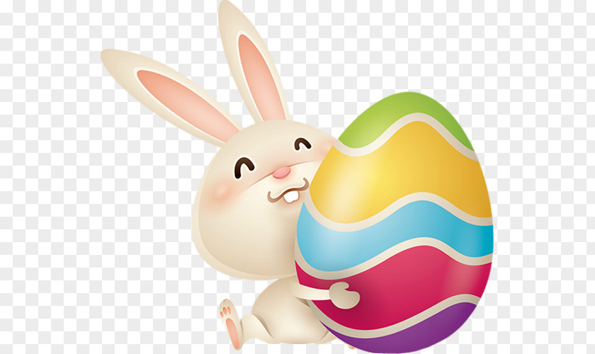Easter Bunny Egg Clip Art Illustration PNG