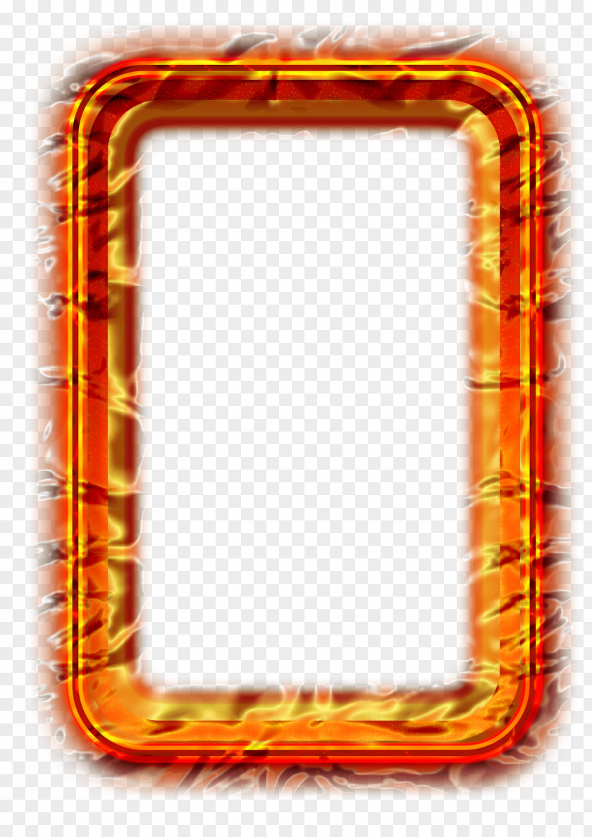 Fire Picture Frames Raster Graphics Editor PNG