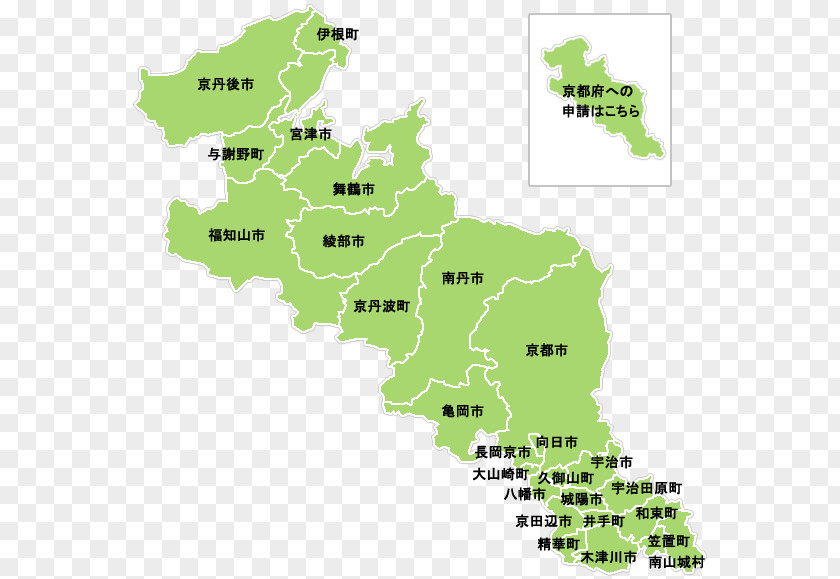 Kyoto 京丹波 Kyōtango LAND Municipalities Of Japan PNG