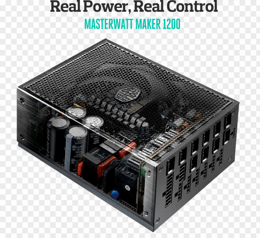 Power Supply Unit Cooler Master MasterWatt Maker 1200 PC 80 Plus Converters PNG