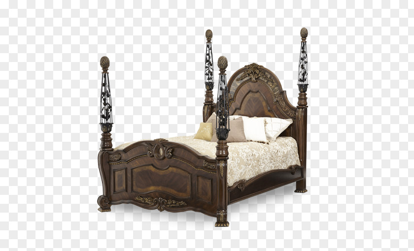 Bed Four-poster Bedroom Furniture Sets Platform PNG