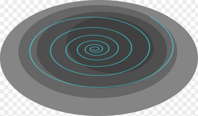 Black Hole Teal Turquoise Circle PNG
