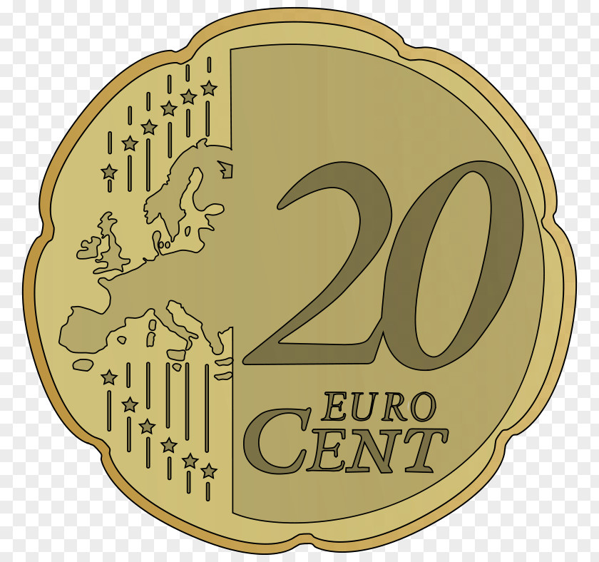 Coin 50 Cent Euro 1 20 PNG