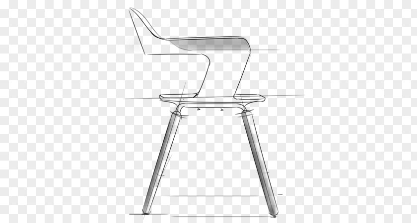 Interior Design Sketch Bar Stool Industrial Drawing PNG