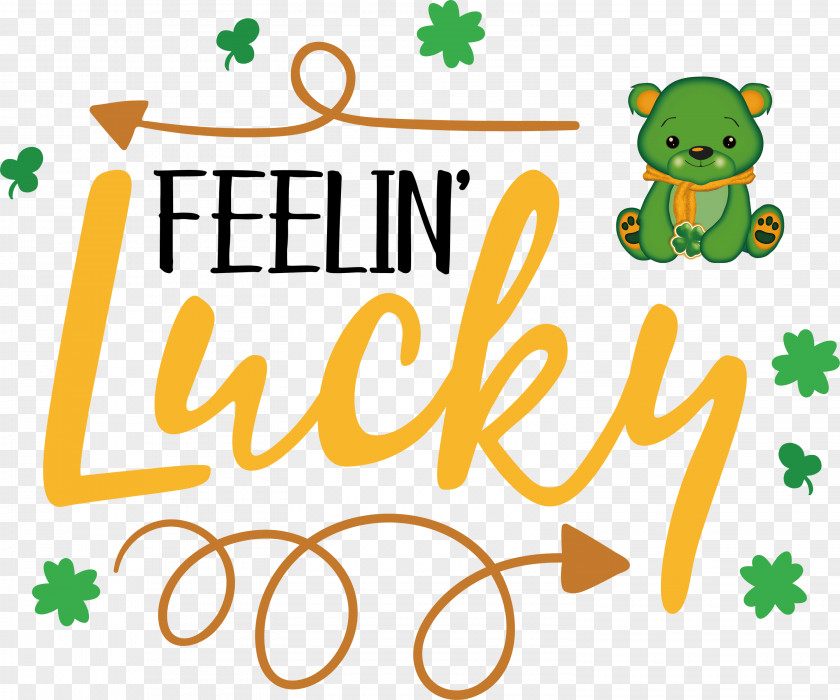 Saint Patrick Patricks Day Feelin Lucky PNG