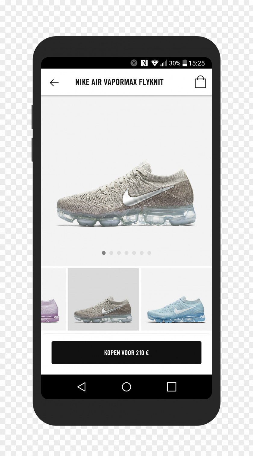 Smartphone Nike Flywire PNG
