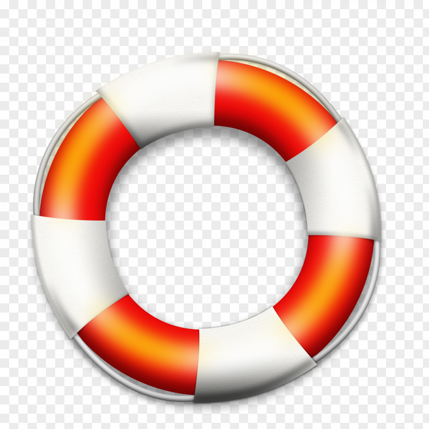 3D Yongquan Lifebuoy Orange Lifeguard Computer File PNG