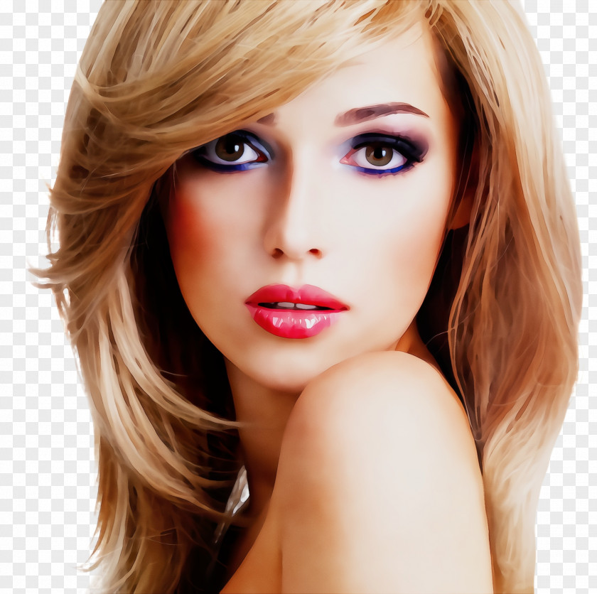 Beauty Skin Hair Face Hairstyle Eyebrow Blond PNG