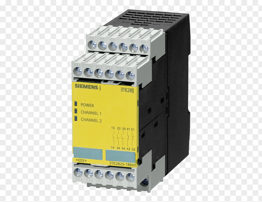 Safety Relay Wiring Diagram Information Siemens PNG
