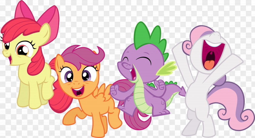 Section Vector Pony Spike Crusades Scootaloo Cutie Mark Crusaders PNG