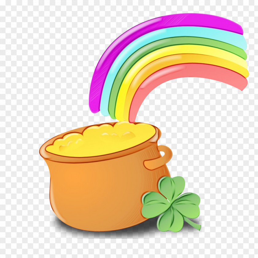 Side Dish Symbol Saint Patricks Day Rainbow PNG
