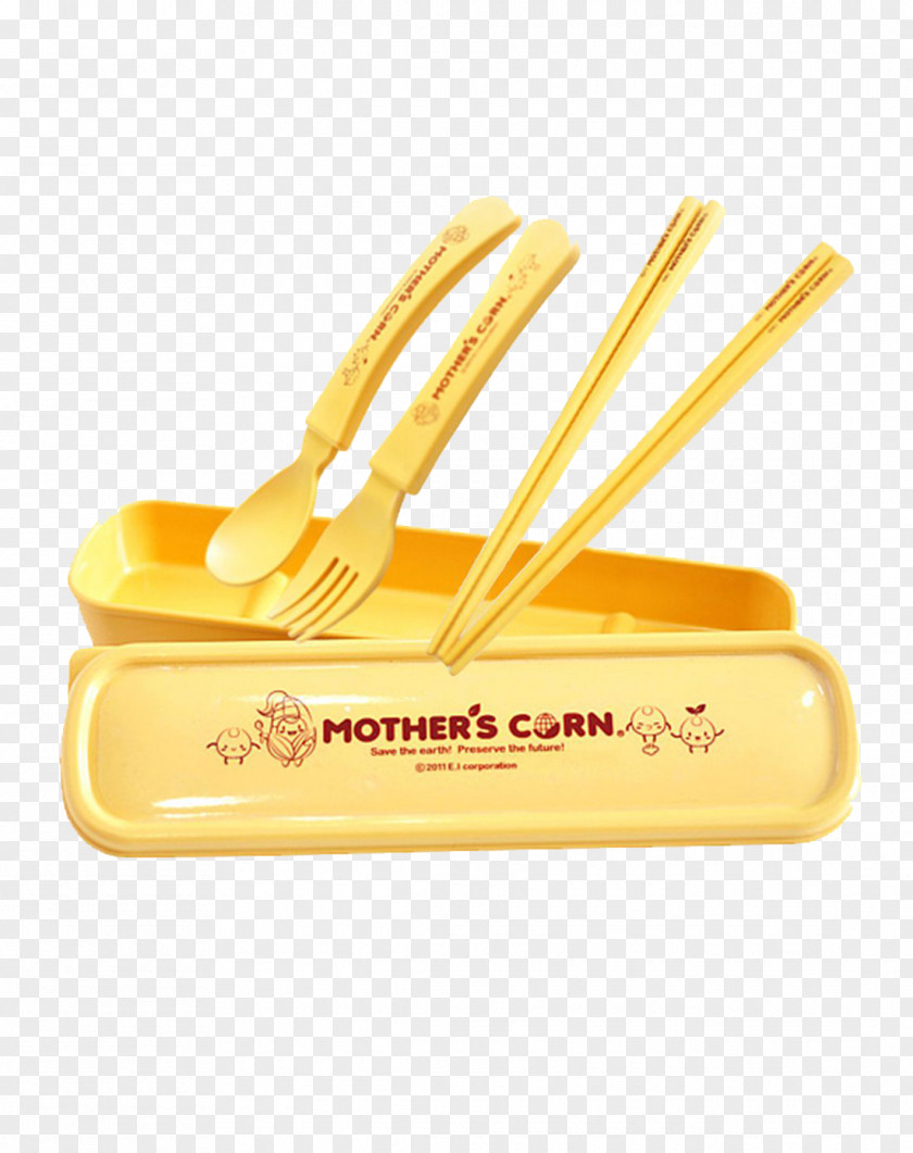 Portable Chopsticks Loaded Fork Tableware PNG