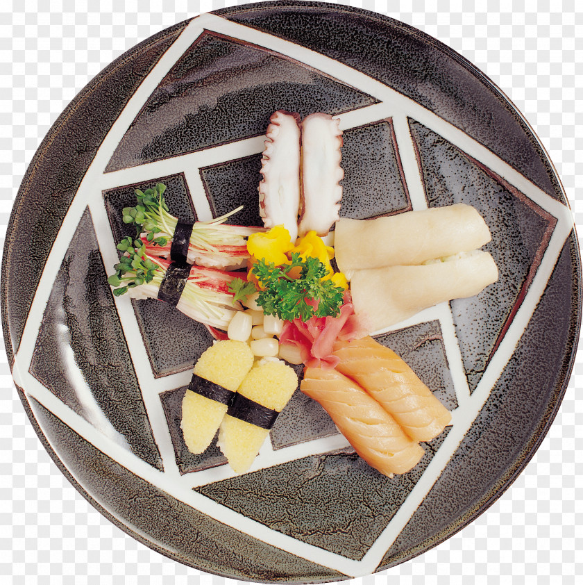 Sushi Asian Cuisine Japanese Sashimi Onigiri PNG