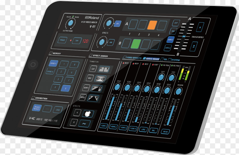 Troll Audio Mixers Vision Mixer Video Roland Corporation PNG