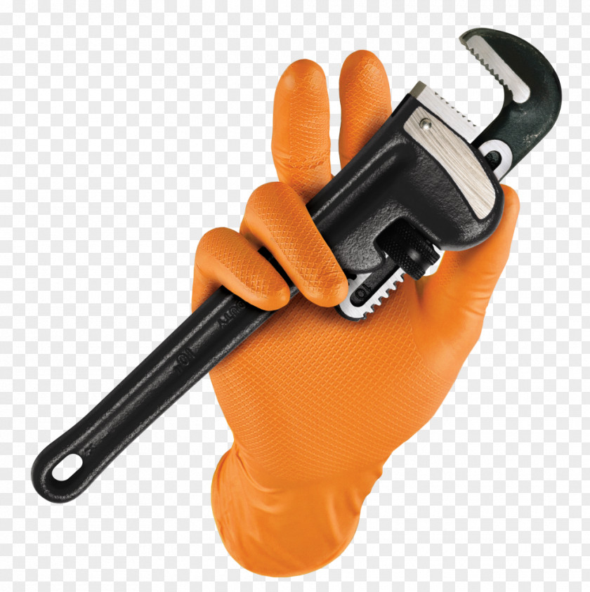 Orange Skin Medical Glove Schutzhandschuh Nitrile Rubber PNG