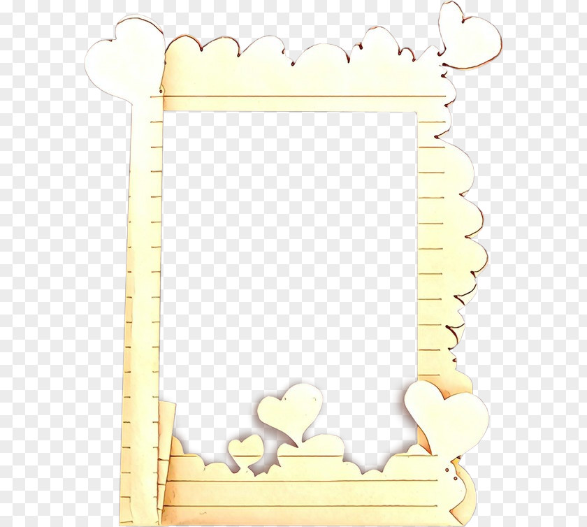 Rectangle Picture Frame Paper Background PNG