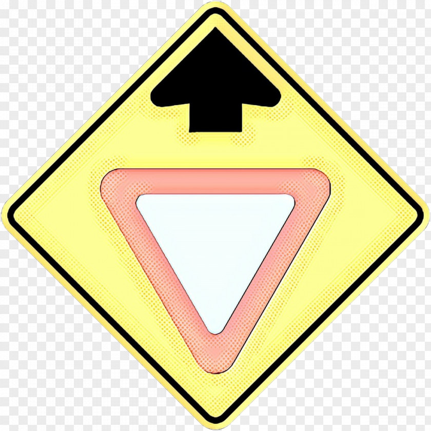 Signage Symbol Triangle Line Sign PNG