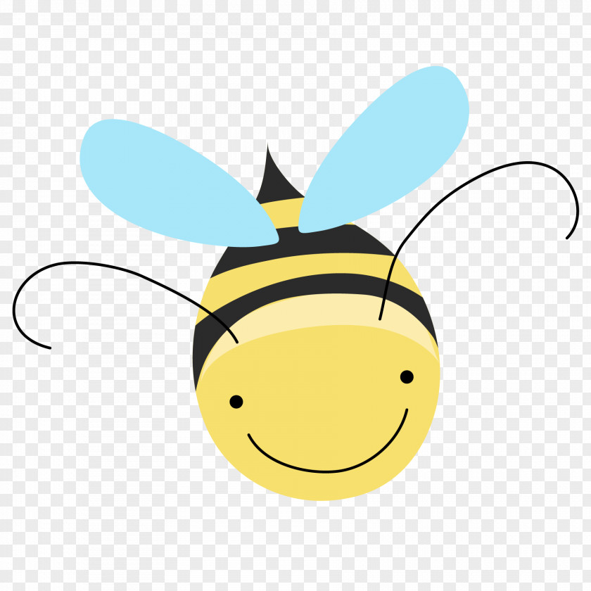 Bee Clipart Cute Bumble Honey Clip Art Drawing Insect PNG