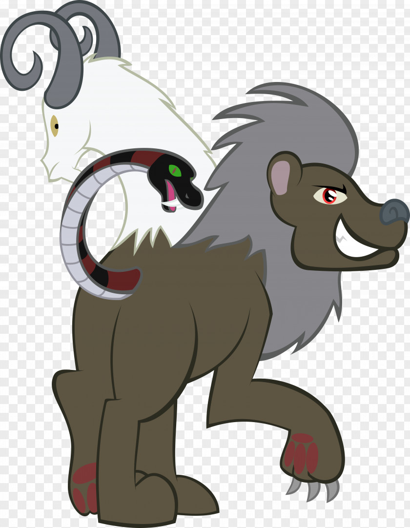 Chimera Pony Manticore Legendary Creature PNG