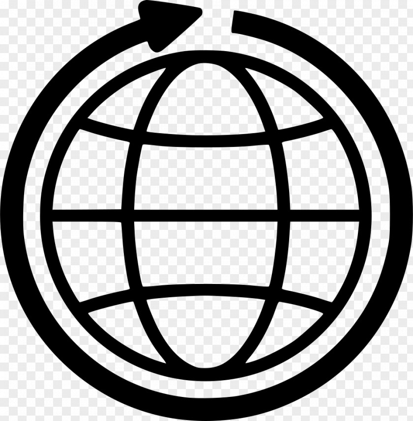 Globe Line Art Clip PNG