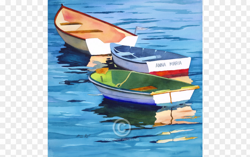 Rowing Dinghy Boat Painting Leisure PNG
