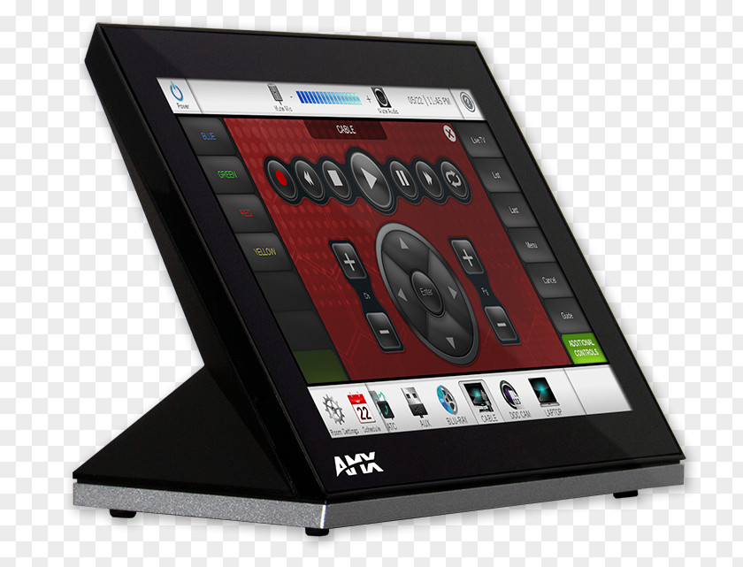 Square Angle Display Device AMX LLC Touchscreen Product Manuals PNG